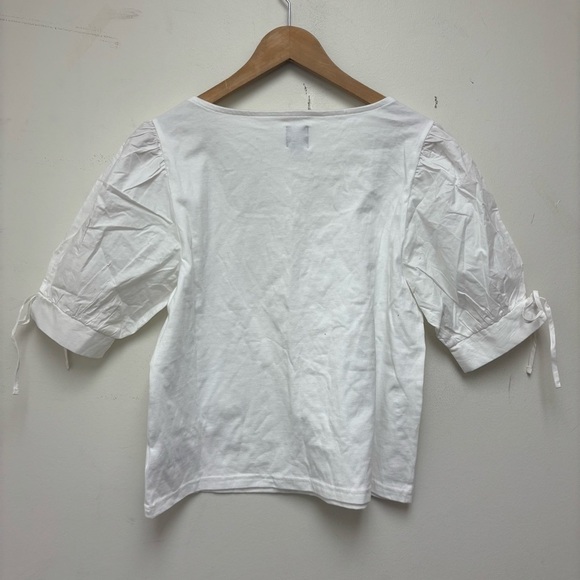 NWT Gap Tie Sleeve Square Neck Top - Picture 10 of 10